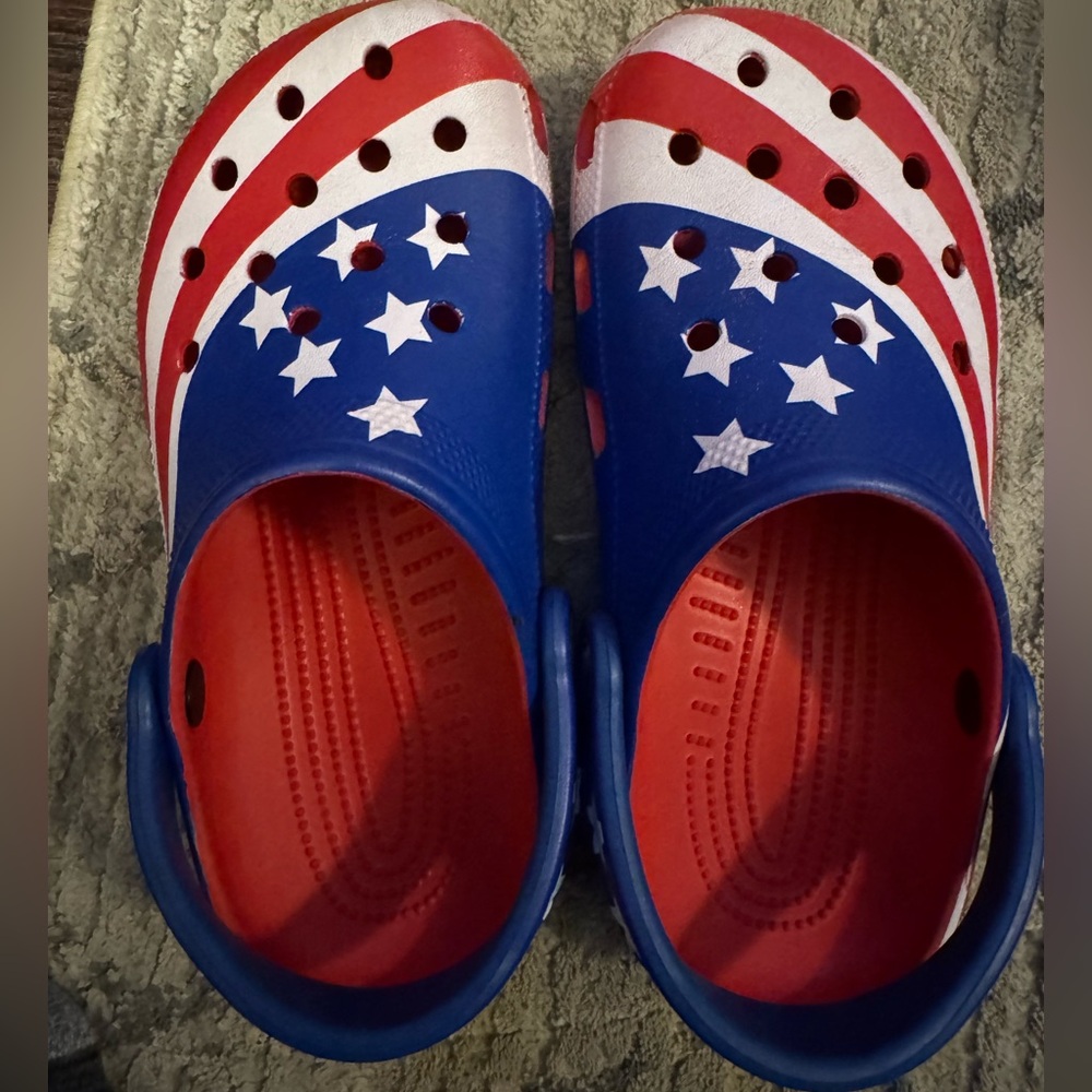 CROCS Kids - Red, White, and Blue